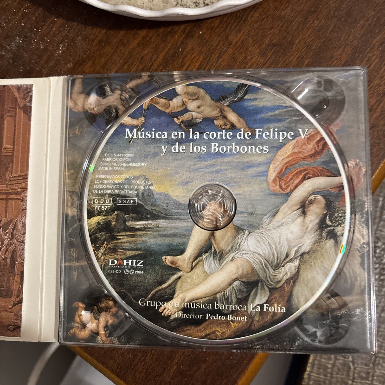 PEDRO BONET - LA FOLIA  / MUSICA EN LA CORTE DE FELIPE V  CD
