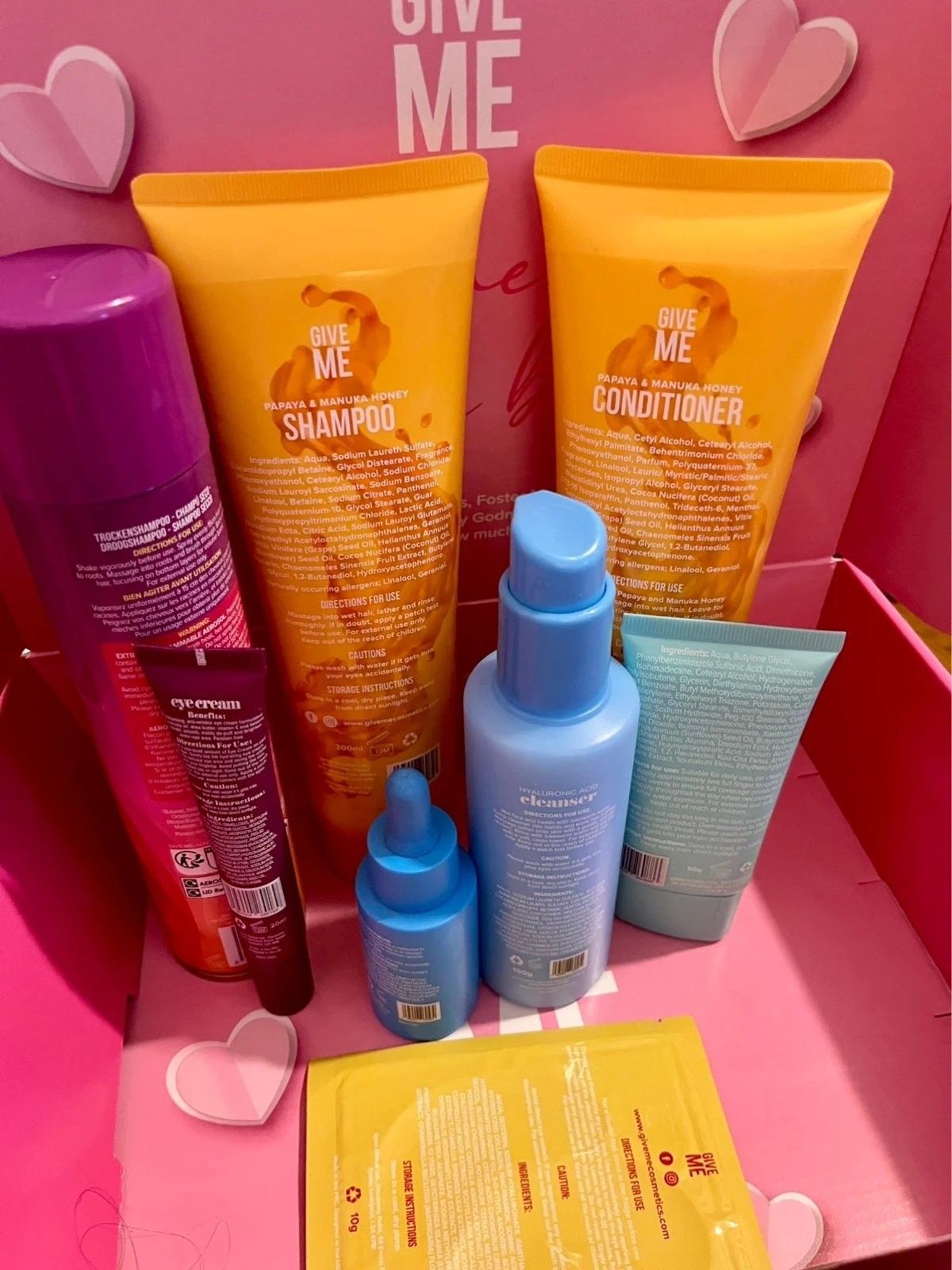 Give me cosmetics bundle - 8 products Skincare Set Serum - New
