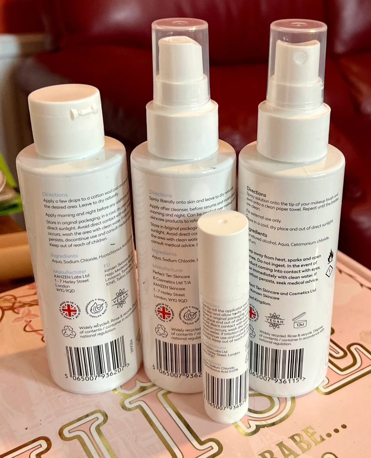Kanzen bundle - all new and unopened Skincare Set Serum
