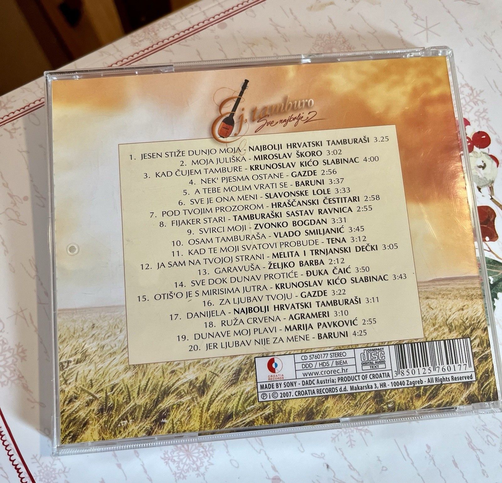 Various – Ej, Tamburo (Sve Najbolje 2) Album CD Croatia Records – CD 5760177