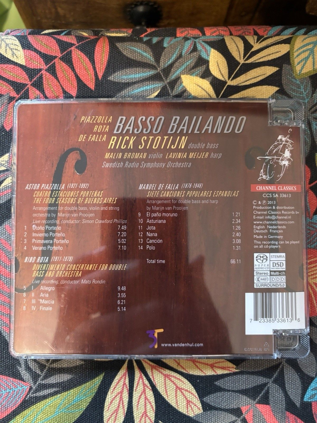 Basso Bailando by Rick Stotijn (Super Audio CD (SACD), 2013)