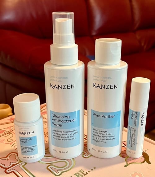 Kanzen Skincare Bundle Hyposhot Wand Pore Purifier Revitocell Serum - New