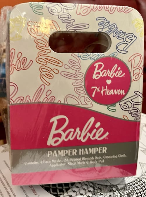Barbie Pamper Hamper Gift Set with 7th Heaven Face Masks